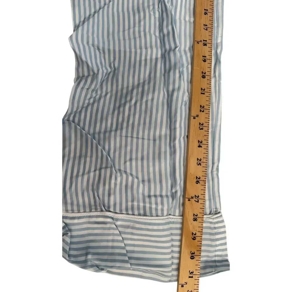 Ettitude Womens Large Blue White Striped CleanBamboo Lyocell Pajama Pants - Picture 6 of 6